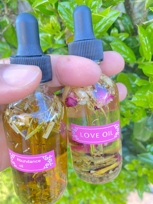 Abundance + love oil combo