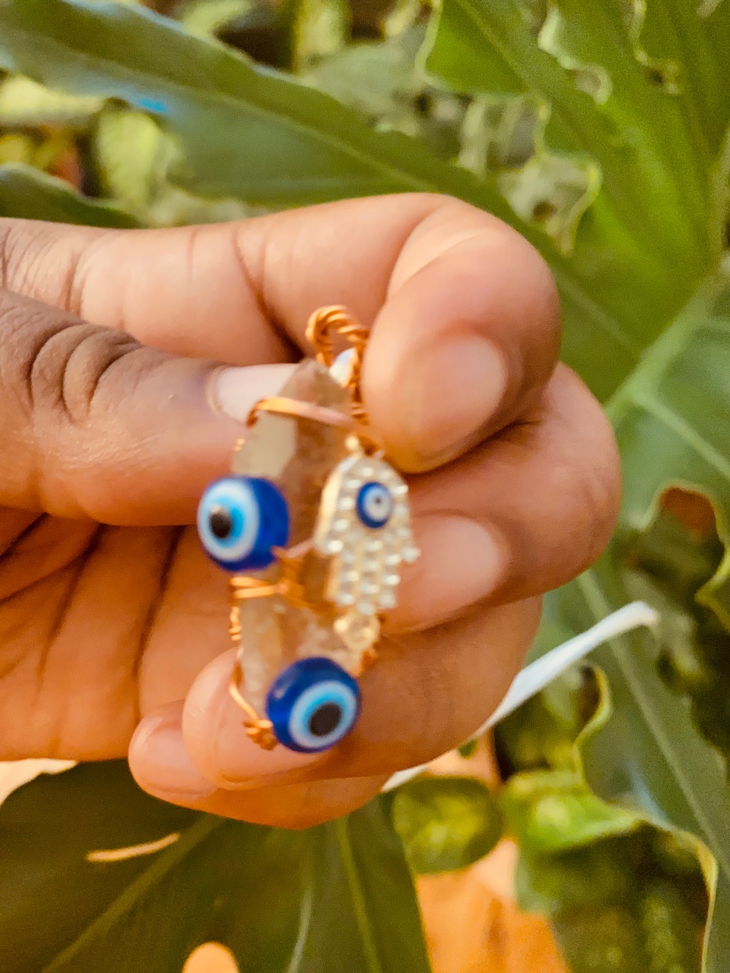 Evil eye necklace