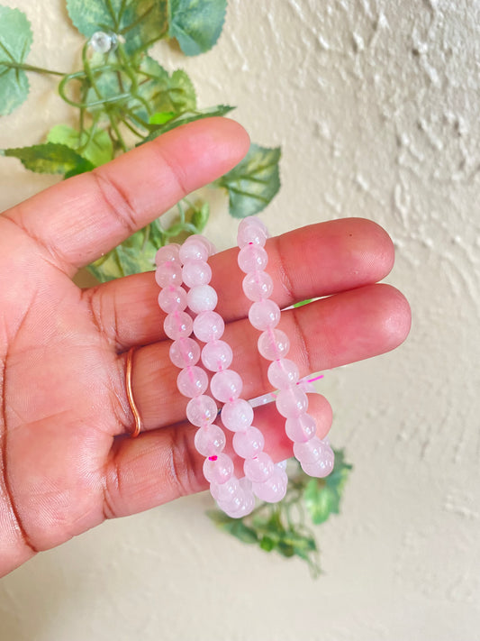 Rose quartz bracelet