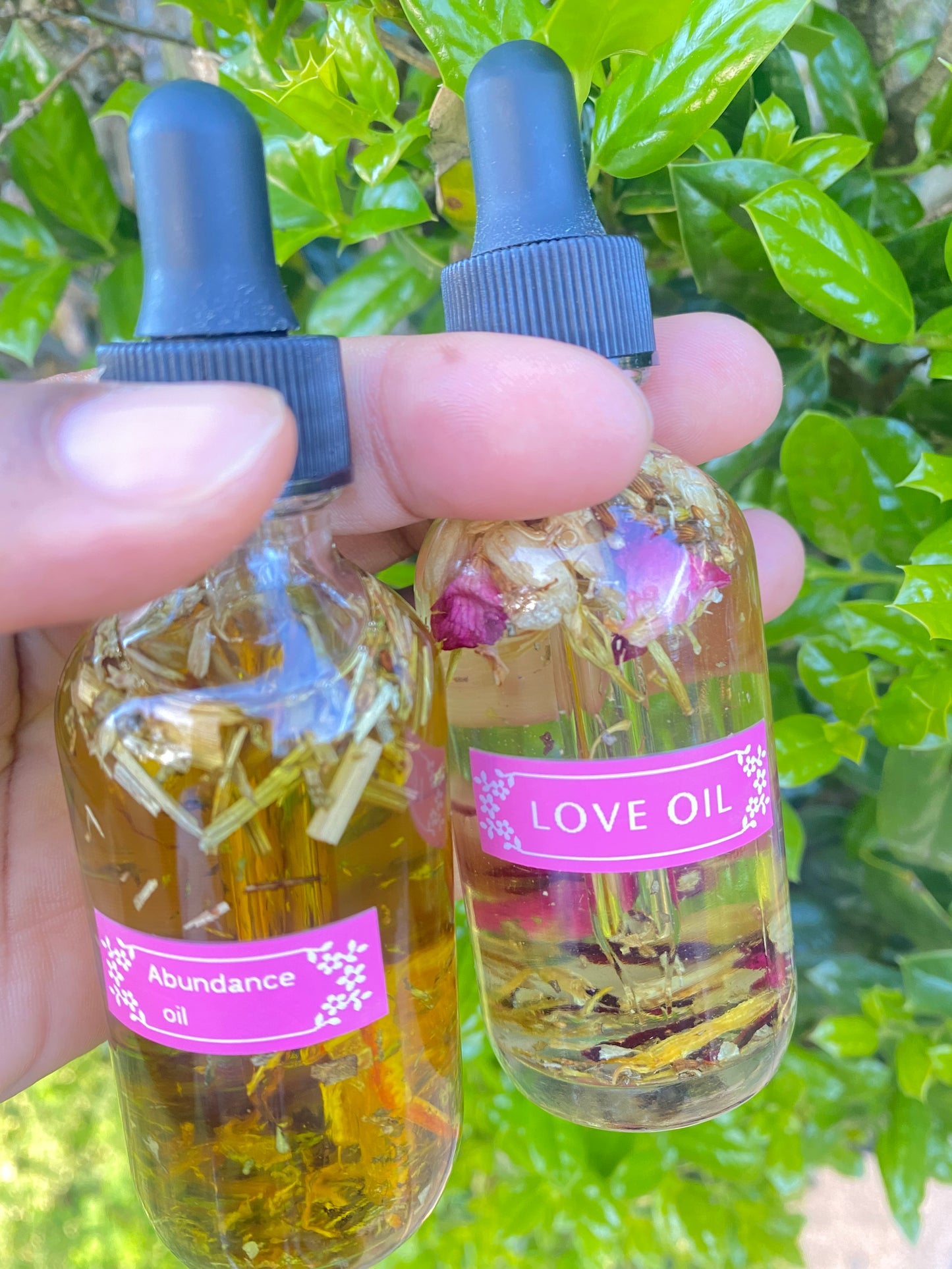 Abundance + love oil combo