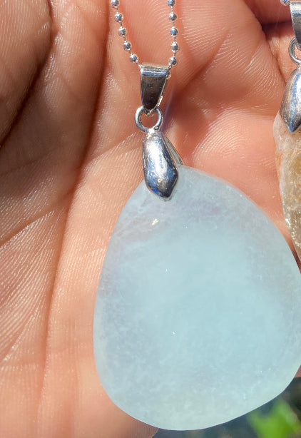 Aquamarine necklace